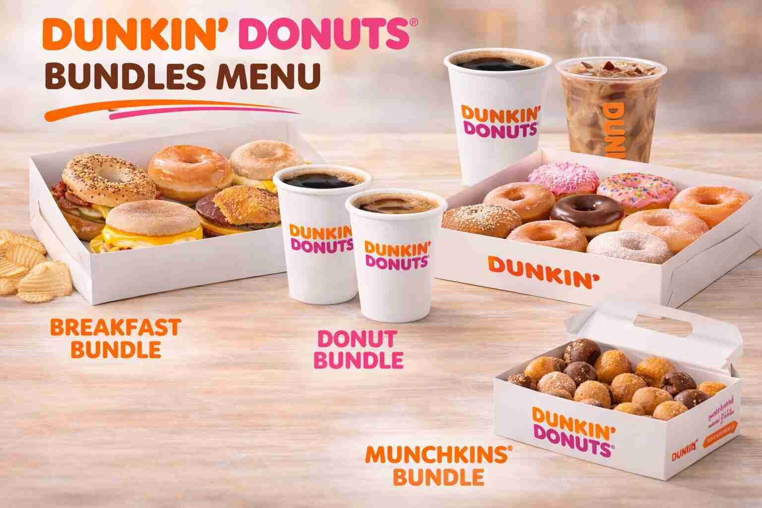 Dunkin’ Donuts Bundles Menu