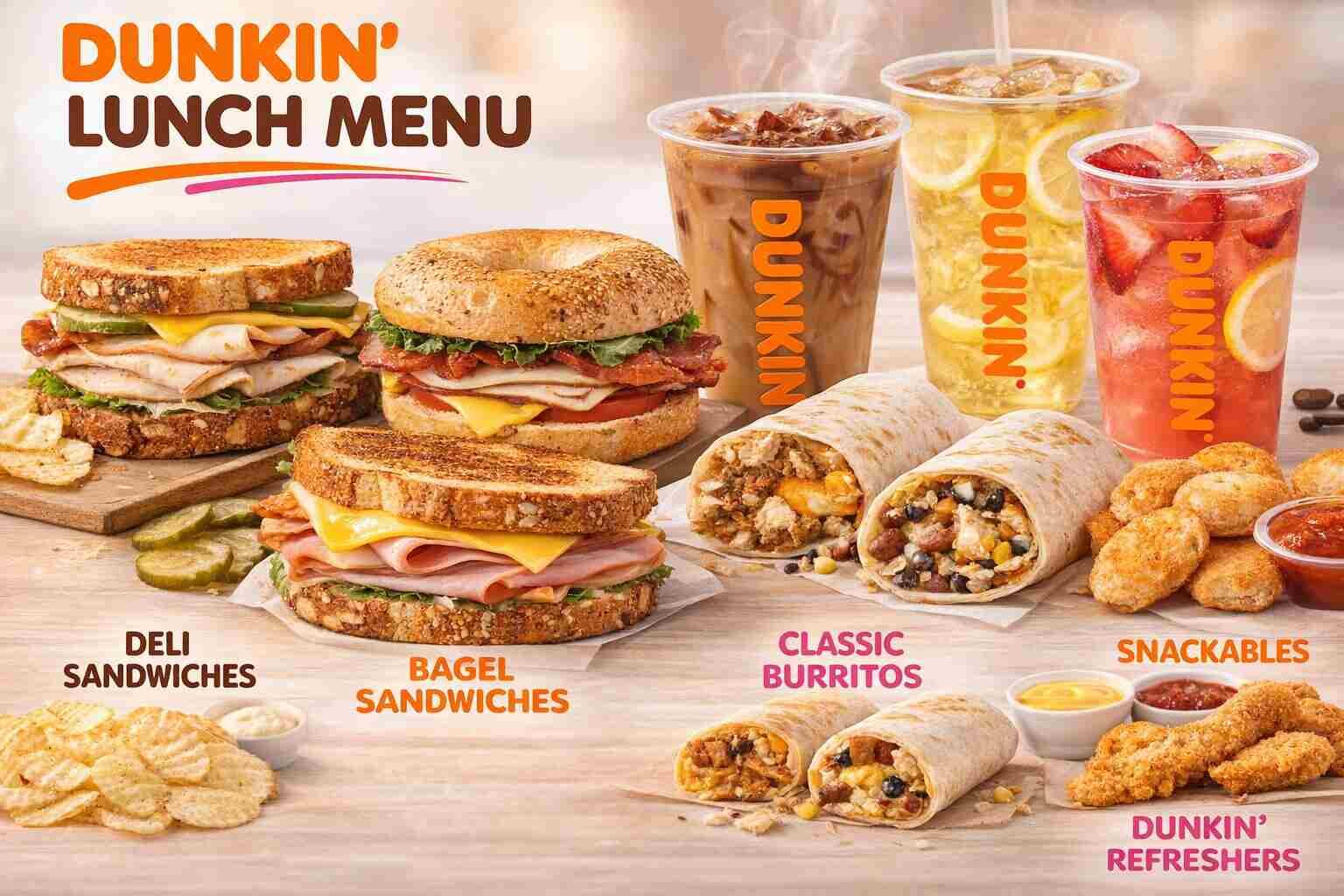 Dunkin’ Lunch Menu